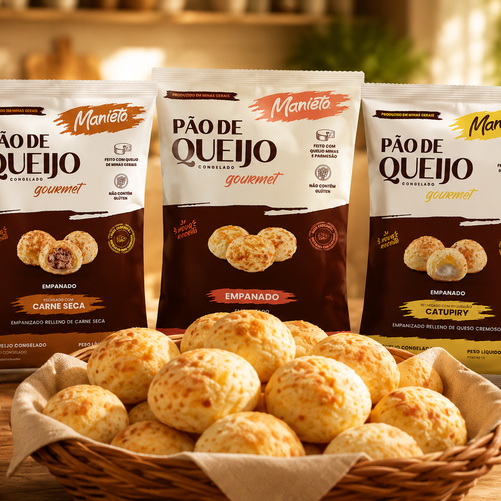 Pão de queijo Empanado- Linha Gourmet